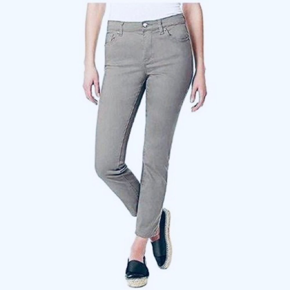 Women’s Calvin Klein Skinny Slim Denim Jeans Gray Size 4 Small Stretch CK